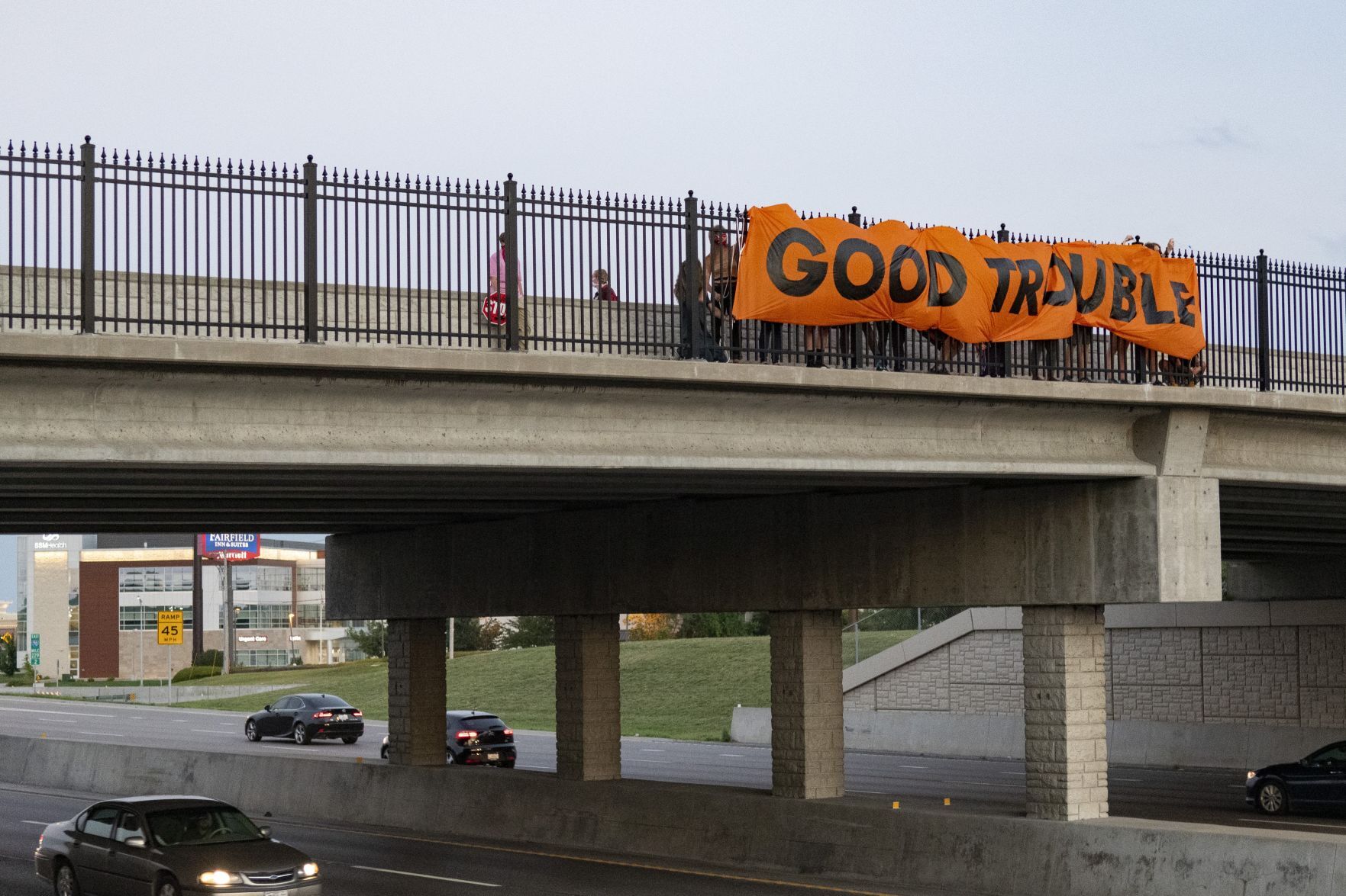 "Good Trouble" protest in St. Charles